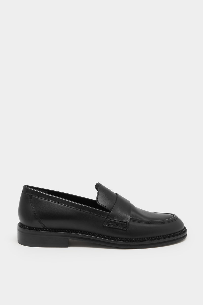 Womens Jada Leather Loafer Black | Assembly Label